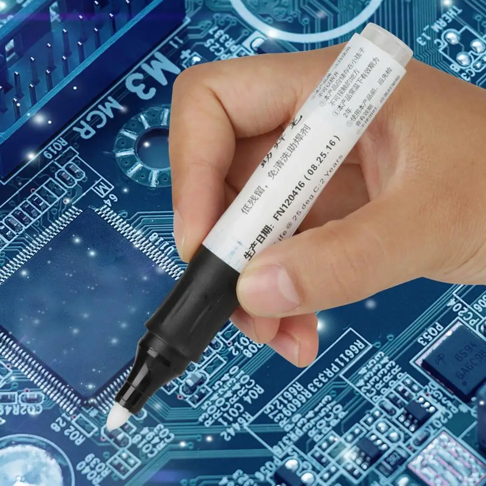 

1pc 13cm 951 Soldering Rosin Flux Pen Low-Solids Non-clean Solder for Solar Cell Panel Solar Panel DIY Power Panel Hot Sale