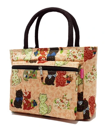 Canvas handbags Mummy bag lunch hand carry waterproof cloth small square | Багаж и сумки