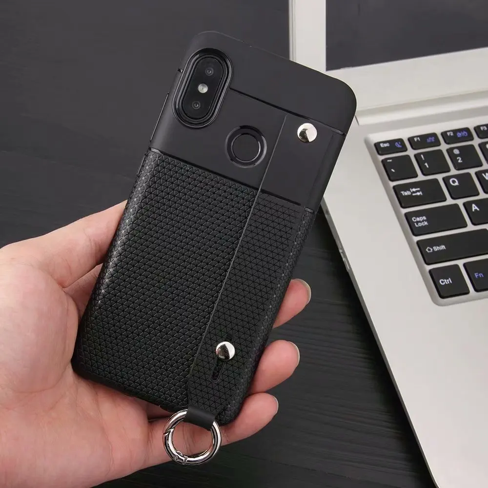 For Xiaomi Pocophone F1 Case Poco Hand strap case Redmi 6 PRO Ultra-thin silicone Mi5X Mi 5X MiA1 Mi6x A2 LITE |