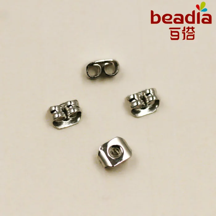 Новый Поступление 4*5ММ 20шт/лот Цветочная Кулястая Трубка Крупные Накладки Резиновая Задняя Заглушка Для Сережек Ювелирные Изделия для Моды DIY.