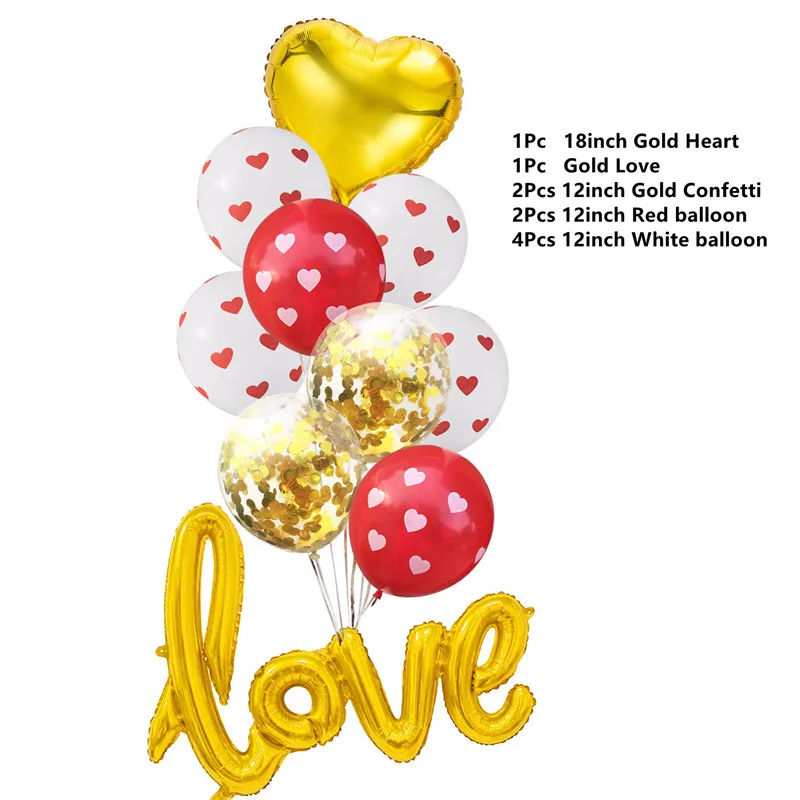10pcs love Gold Свадебные украшения для жениха, невесты, баллон для невесты, чтобы быть Mr Mrs, свадебные вечерние баллоны, свадебные душевые принадлежности для вечеринки-девичника - Цвет: 10pcs love Gold
