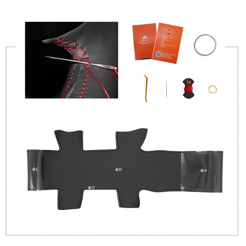 MEWANT PU чехол рулевого колеса автомобиля из углеродного волокна для Ford Kuga 2008-2011 Focus 2 2005-2011 C-MAX 2007-2010 Transit 2010