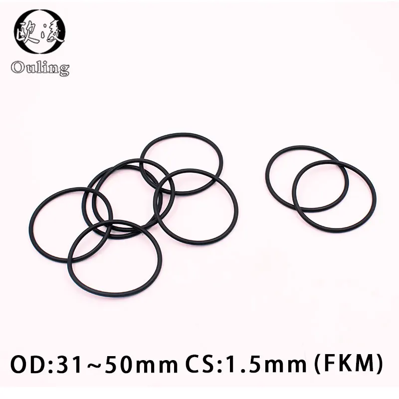 5 шт. уплотнительное кольцо для фторрезинового каучука толщина 1 мм