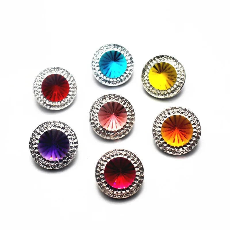 

New Arrival Mix 10pcs/lot Colorful rhinestone Snap Button pretty Glass Snap Buttons Fit bangle 18mm DIY Snap Bracelet Jewelry