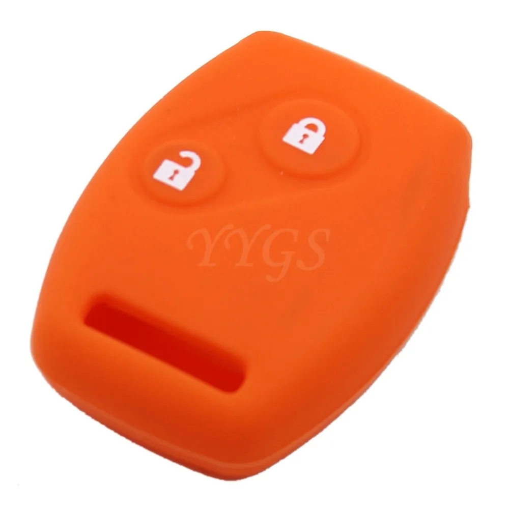 Новый 2 кнопки дистанционный ключ брелок от машины силиконовый чехол крышка