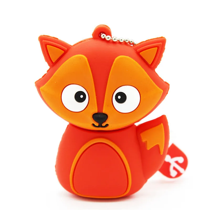 Usb флеш-накопитель в виде мультяшного пингвина совы лисы 64 ГБ 4 8 16 32 | Компьютеры и