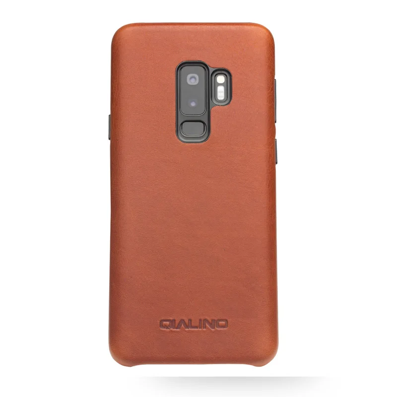 QIALINO чехол из натуральной кожи для samsung S9 Plus Galaxy ультратонкий мобильный телефон