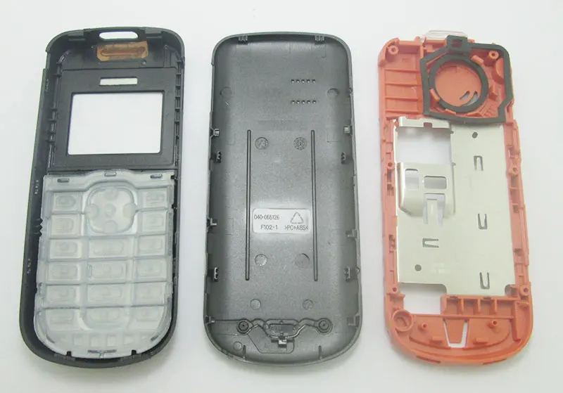 Черная полноразмерная Крышка корпуса и клавиатура для Nokia 1202 Корпус Корпуса