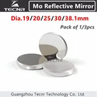 Лазерное зеркало Mo Co2 диаметром 19, 20, 25, 30, 38,1 мм для лазерной гравировальной машины, 3 шт.