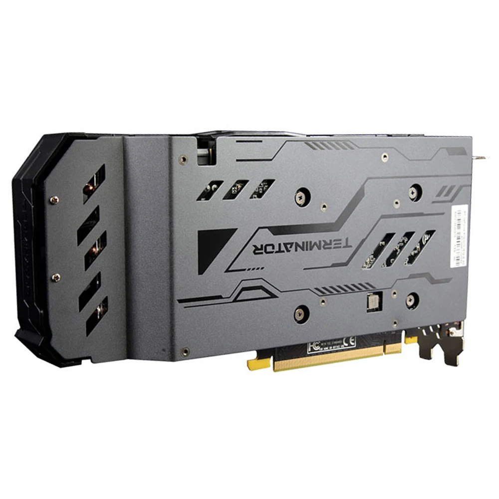 MAXSUN GTX 1660Ti видеокарта Терминатор 6G NVIDIA GDDR6 192bit 12000 МГц 1500 HDMI + DVI 12nm 1536 единиц GTX1660Ti