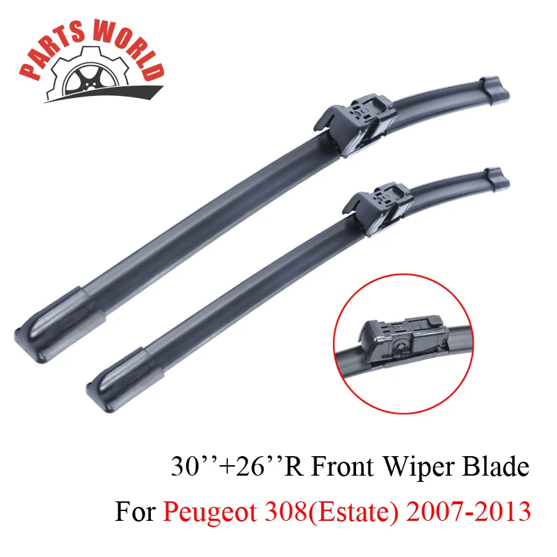 Стеклоочистители Partsworld для Peugeot 308 Eatate 2007 2008 2009 2010 2011 2012 2013 Аксессуары лобового