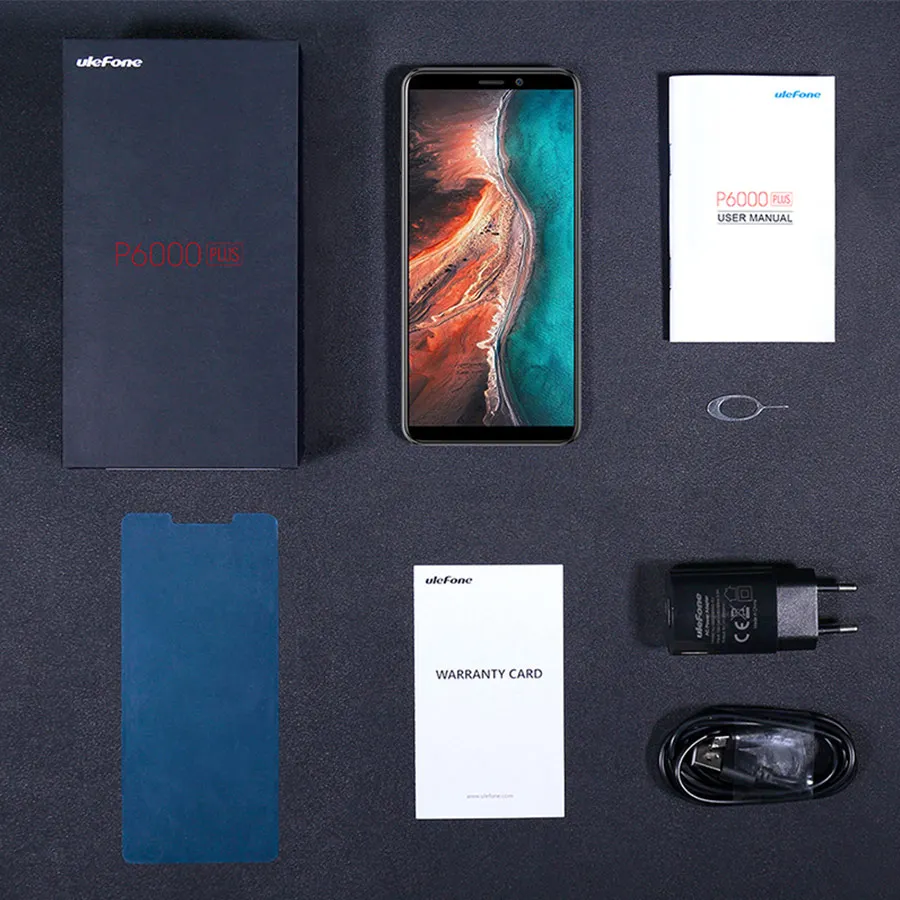 Ulefone P6000 Plus Android 9 0 6350 мАч смартфон 6 дюймов Face ID HD + Двойная камера Ouad Core 3 ГБ 32 ID4G LTE