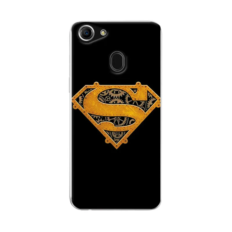 Очаровательный чехол для телефона Marvel Hero Captain America Oppo F7 Человек-паук Железный