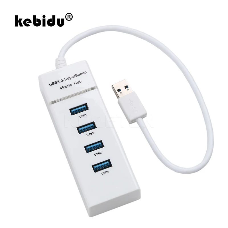 Kebidu 4 Порты и разъёмы отличается высокой Скорость usb-хаб s Hi-Скорость USB 3 0 Multi HUB