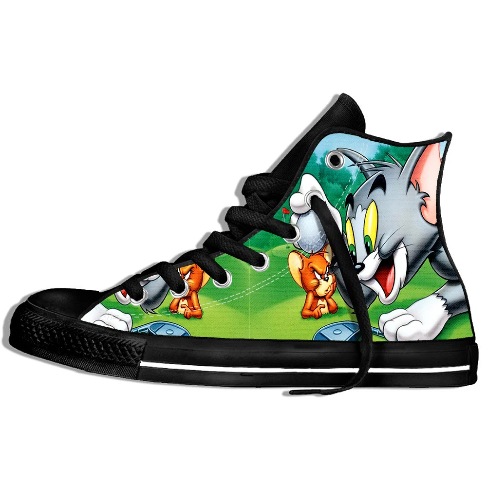 Новинка 2019 года модные кроссовки TOM &amp JERRY Повседневная Удобная легкая обувь с