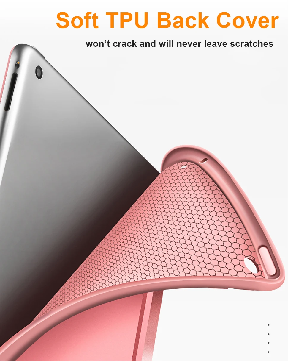 Для Apple iPad 9,7 6th чехол A1893 A1954 из искусственной кожи Умный Магнитный силиконовый чехол для iPad 9,7 5th принципиально A1822 A1823