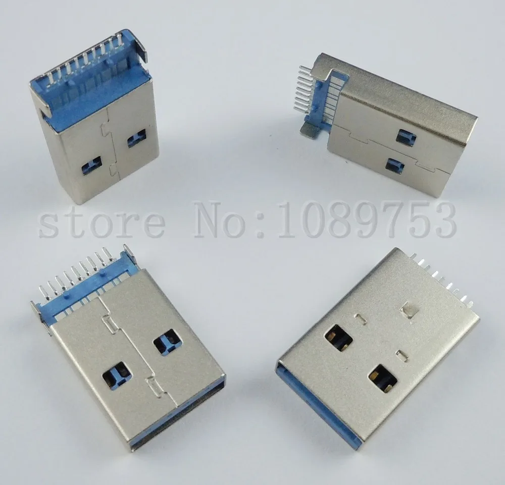 10 шт. 9 контактный панельный разъем USB 3 0 типа A|connector usb|connector maleconnector pin |