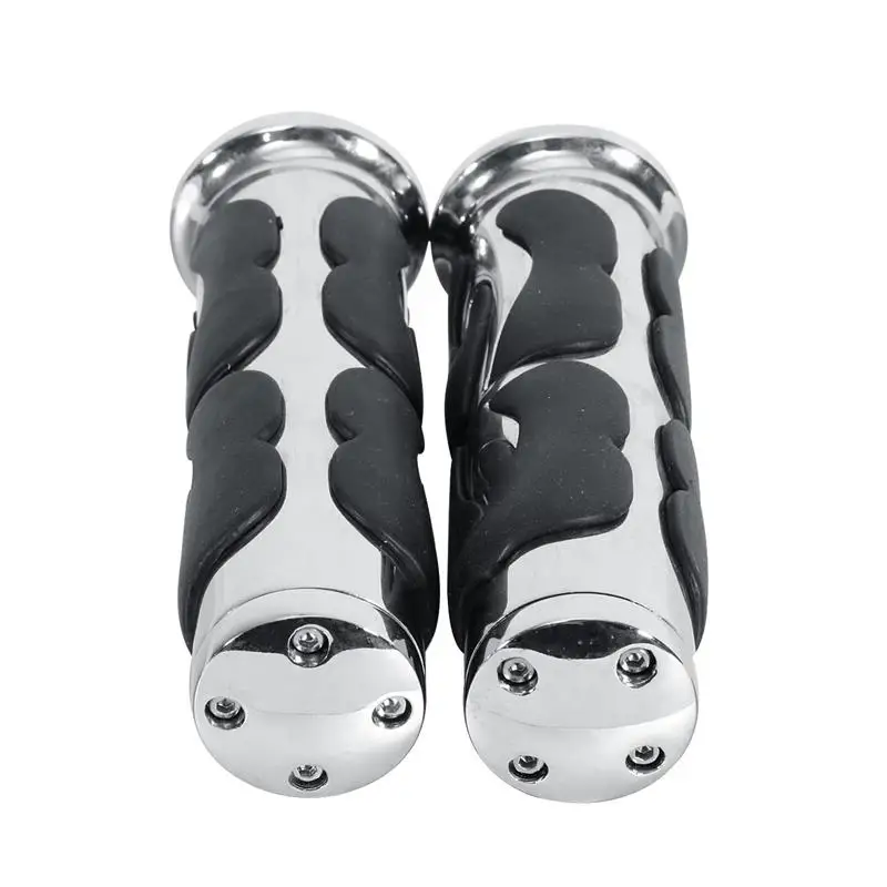 Partol хром черный 1 &quotмотоцикл Руль управления для мотоциклов Штыри Нескользящая