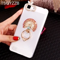 transparent phone case for huawei honor 10 lite 9 8 7x luxury bling cartoon ring stand clear soft tpu silicone back cover coque