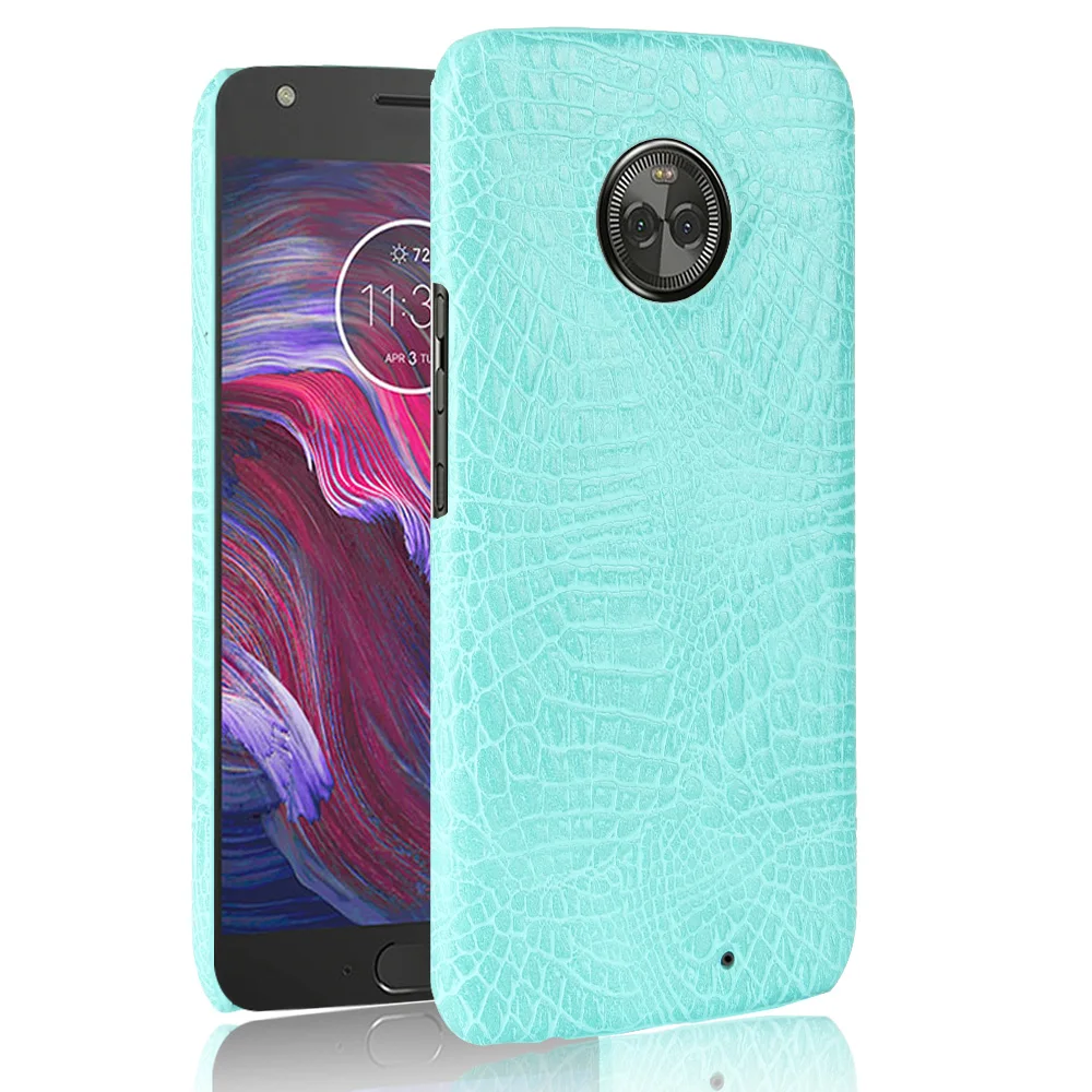 Luxury Crocodile Skin Pattern Leather Case for Moto X4 Cover Shockproof Hard Shell On For Motorola X 4 Phone Cases Fundas Bag |