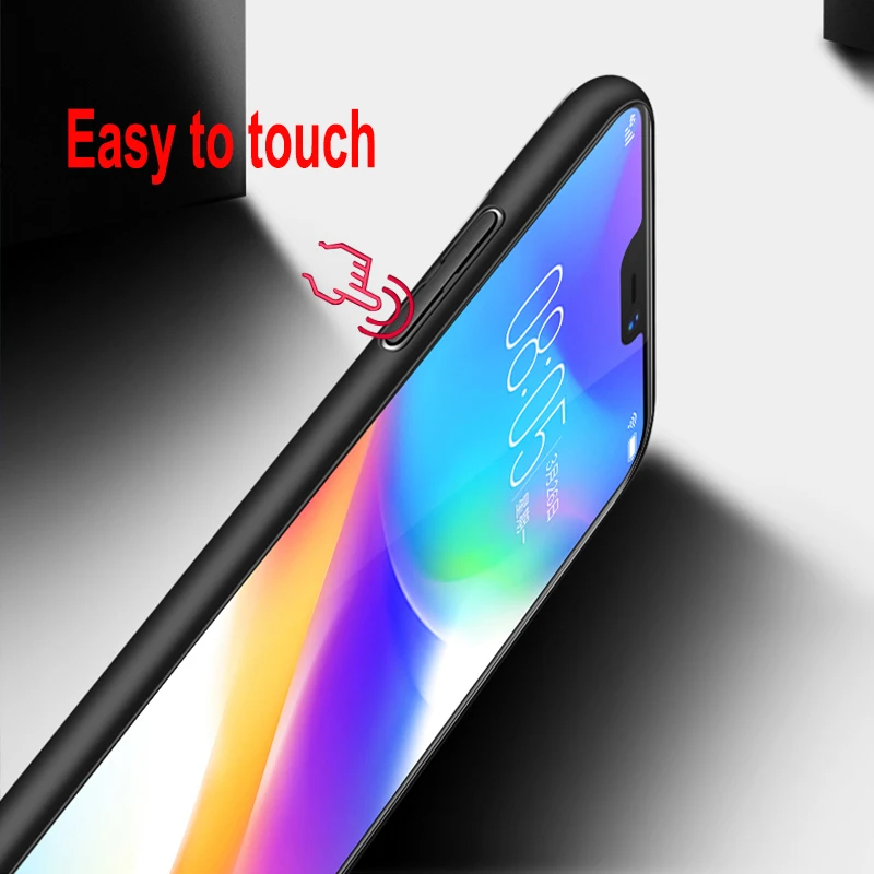 Гладкий Чехол для BBK Vivo V9 чехол Y85 ультратонкий жесткий защитный из поликарбоната