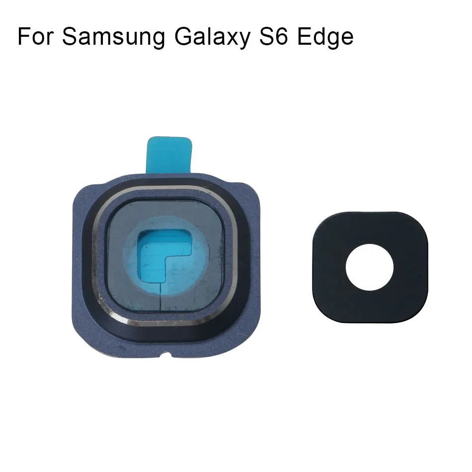 1 комплект для samsung Galaxy S6 Edge задняя камера рамка держатель стекло объектив