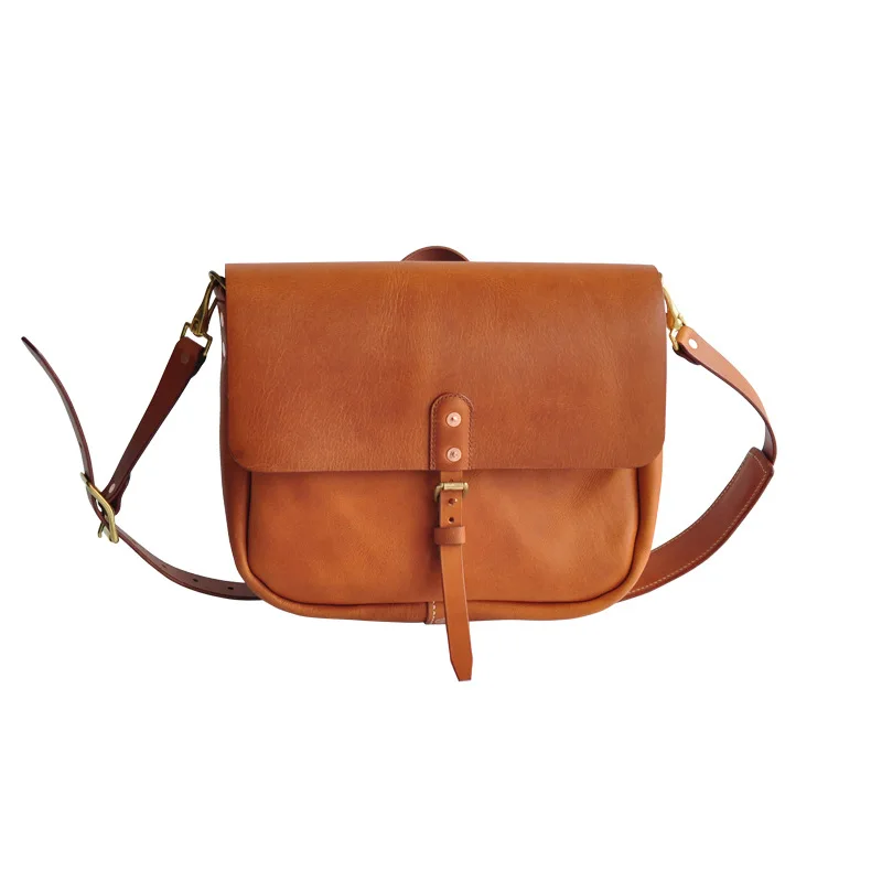 

Leather handmade bag retro unisex shoulder bag head layer leather diagonal package iPad ladies difference leisure bag NB163