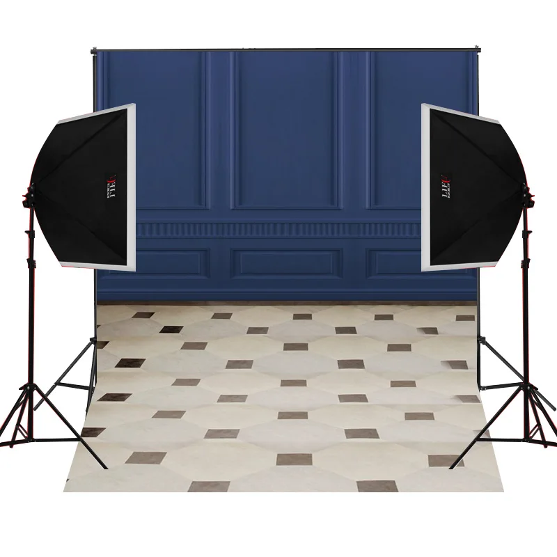 Темно синий Wall живописные для детей фото камеры fotografica Studio винил фотографии фоном