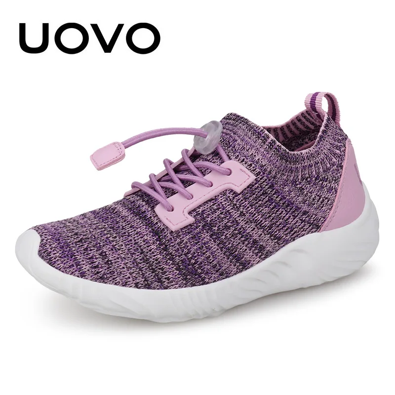 UOVO Kids Sport Shoes Running Spring Children Breathable Mesh Girls Fashion Sneakers Size 30-37 | Детская одежда и обувь