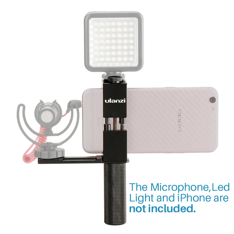 Ulanzi PT-1 Mic Cold Shoe Mount Camera Bracket for Microphone Video Light Smartphone Photography Youtube Vlogging | Электроника