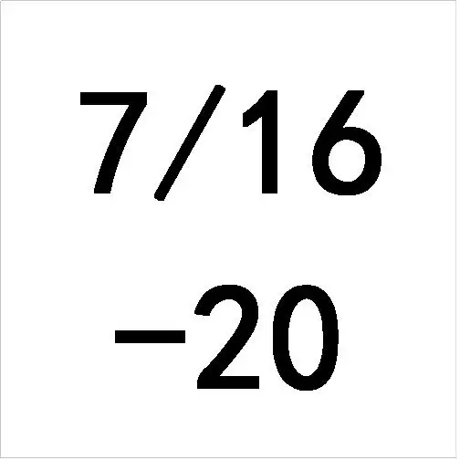 20 UNF 1 шт. 7/16-14 7/16-16 7/16-18 7/16-20 UNC UNF UNS UN правые инструменты для нарезания резьбы пресс-формы для обработки 7/16-14 16 18 20 7/16" - Цвет: 20 UNF