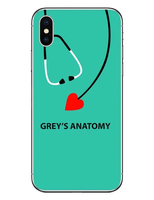 Sup мультфильм серая Анатомия вы мой человек Жесткий чехол для телефона iPhone X 10 5 5S SE