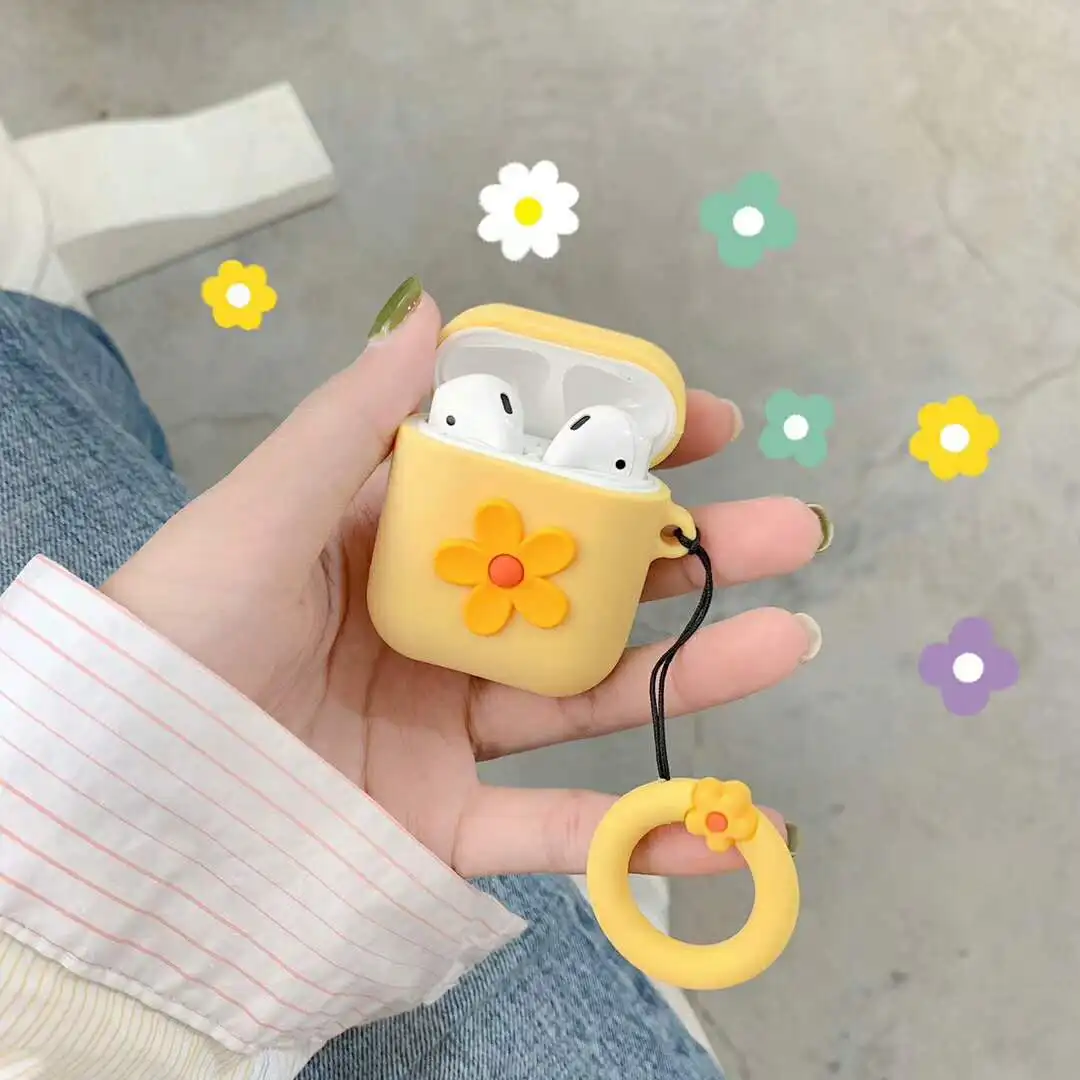 Чехол для беспроводных Bluetooth наушников Airpods 2 силиконовый чехол Airpod Air Pods защитная