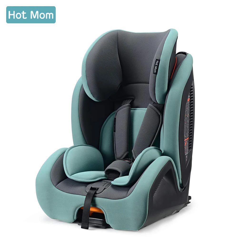 BC788-green Горячая мама детское автокресло Группа 1-2-3, трансформер, откидное ISOFIX Автокресло, 9 м-12 лет BC788 - Color: BC788-green