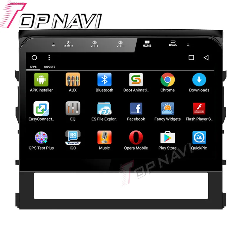 Авто Радио стерео для Toyota Land Cruiser 2016 10.1 ''Android 6.0 topnavi plug &amp play Бесплатная
