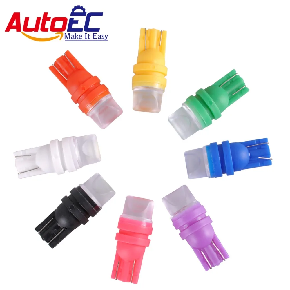 

Светодиодные лампы AutoEC T10 5730 2 SMD, светосветильник индикатор, автомобисветильник лампа для чтения, задний фонарь, приборные огни, свет s, 7 цвет...