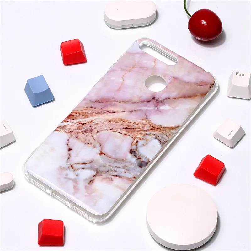 Huawei Honor 7A Pro, мраморный чехол для Coque Huawei Y6 Prime, чехол, чехол, цветной гранит, мягкий силиконовый чехол для телефона, Fundas