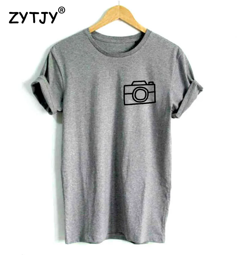 

Camera pocket Print Women tshirt Cotton Casual Funny t shirt For Lady Girl Top Tee Hipster Tumblr Drop Ship Z-1078