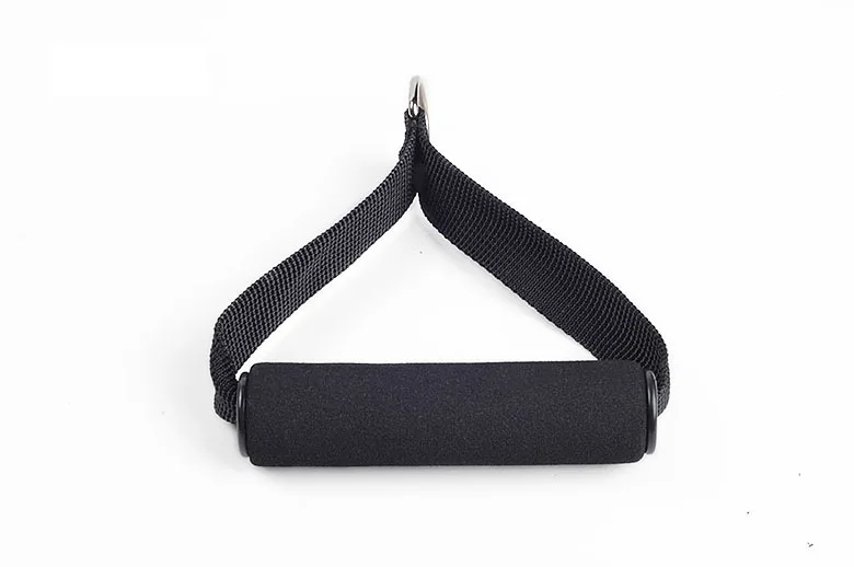1 pair Fitness Resistance Bands Tubes Handles Natural Latex Band Accessories For Stretch Exercise Band Training Black Gym Power