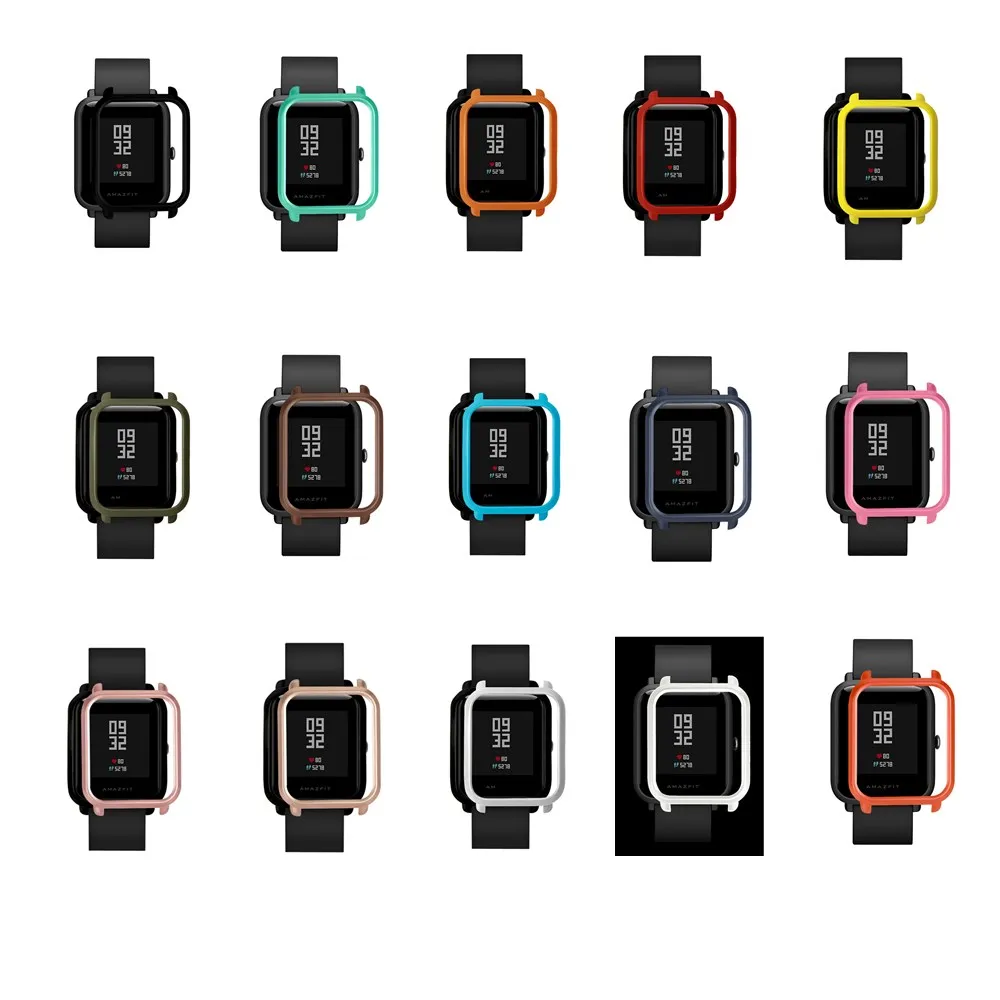 Рамка для часов Amazfit Bip Youth защитный чехол умных тонкий цветной ПК Защитный Xiaomi Huami