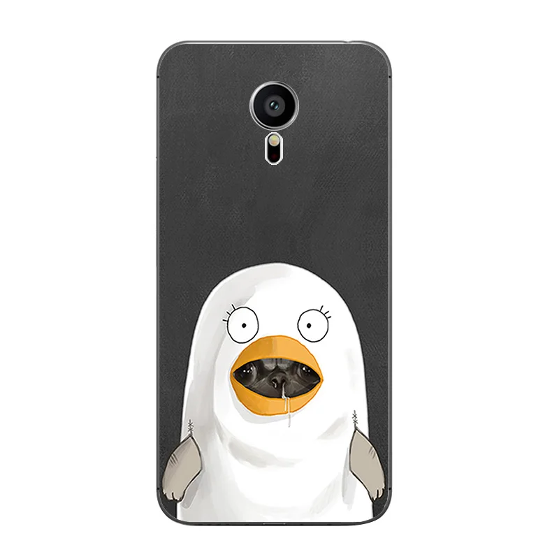 6121 14 Для Meizu MX4 MX5 MX6 Pro 5 6 Чехол для телефона M1 M2 M3 Note MEILAN E Mini Shell Прозрачный чехол мягкий силиконовый бюстгальтер с рисунком жирного кота - Цвет: 6121 14