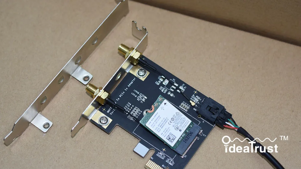 NGFF M.2 ключ A к PCIe 1x WiFi карта адаптер M2 к PCI-E для 7260NGW 7265NGW 8260NGW 8265NGW 3160NGW 3165NGW 3168NGW