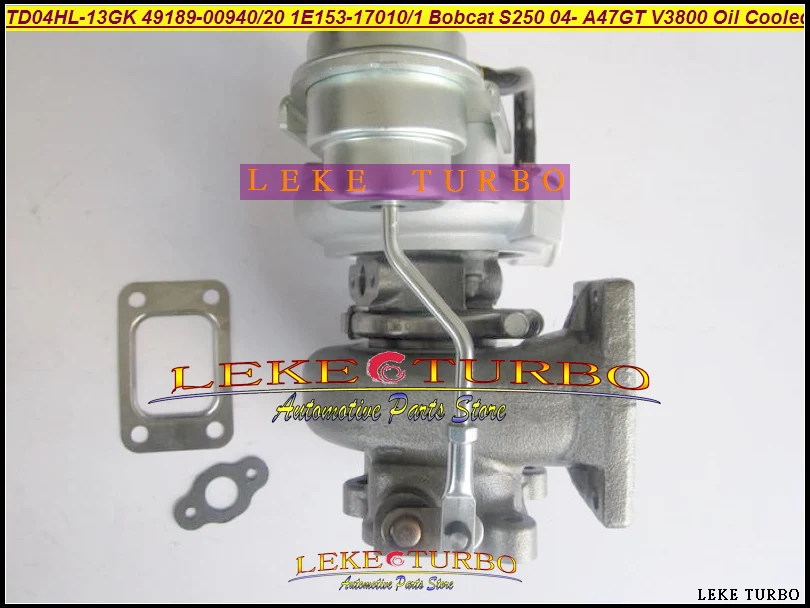 Фото Турбокомпрессор TD04HL-13GK 49189-00940 49189-00920 1E153-17012 для Bobcat S250, погрузчик M Earth Moving 2004- A47GT V3800 №5