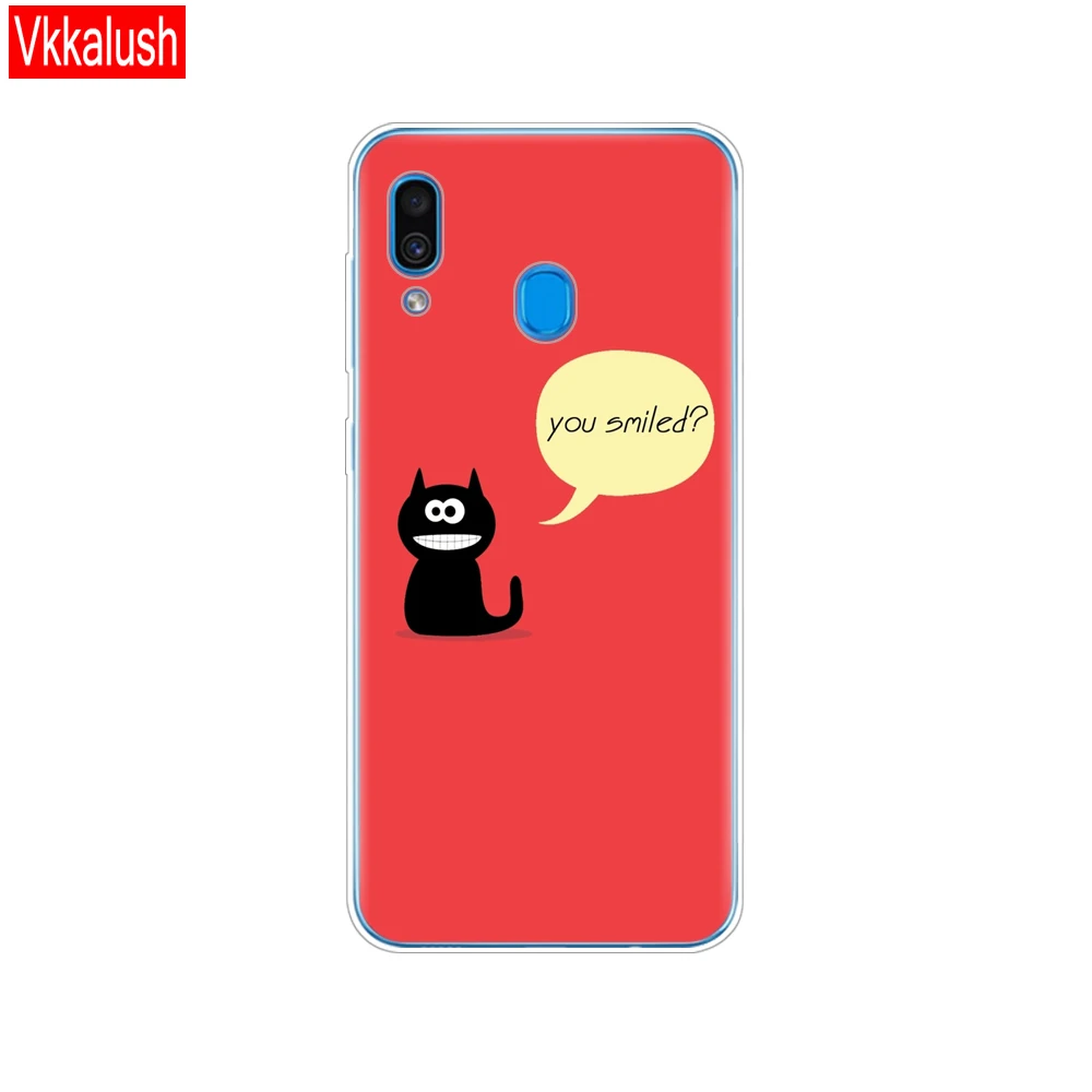 11058 Чехол для samsung Galaxy A20 чехол A20E полиуретан) и силикона с откидной крышкой для samsung A20 20 A205F A20E A202F чехол Мягкие Чехлы бамперы - Цвет: 11058