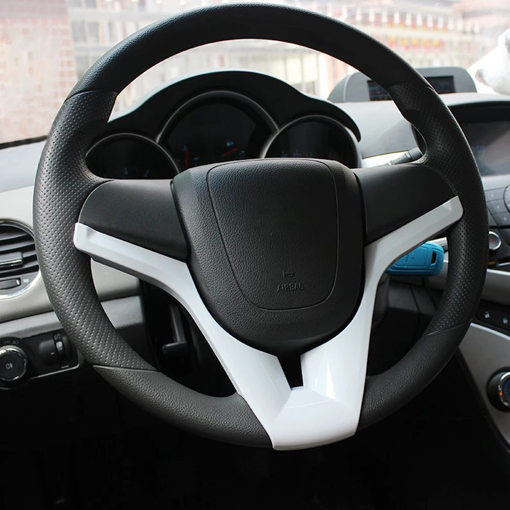 Горячая продажа ABS крышка рулевого колеса наклейка чехол для Chevrolet Cruze седан