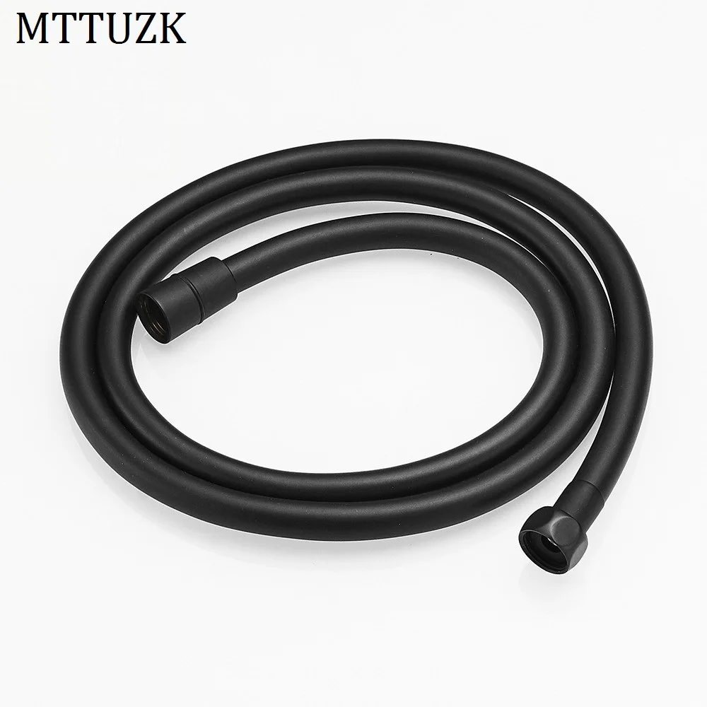 MTTUZK Серебряный/черный ПВХ шланг для душа сантехника 1 5 м/2 м Ванная комната ручной