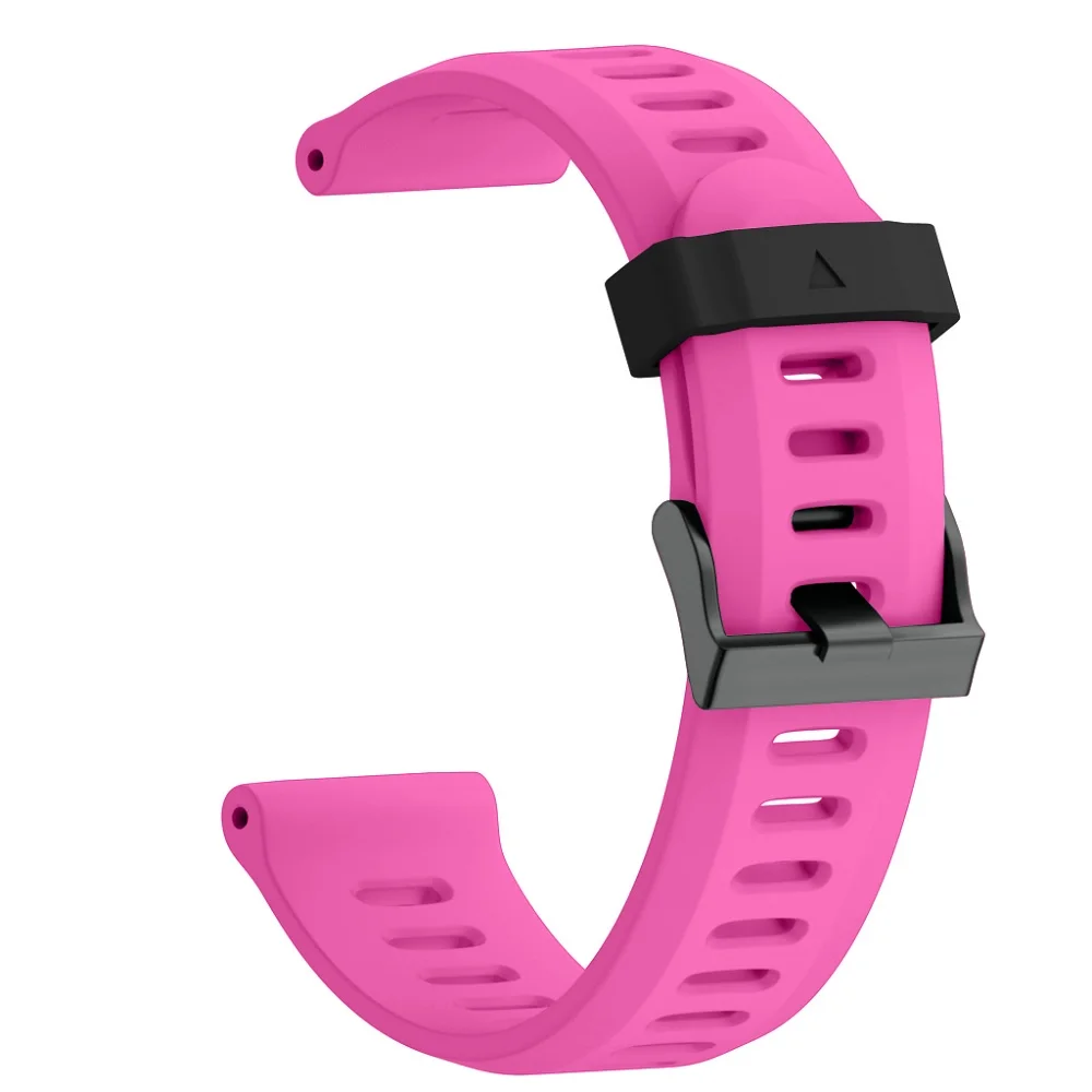 barbie pink 26 мм ширина ремешок для часов Garmin Fenix 3 Band Спорт на открытом воздухе силиконовый ремешок для часов Garmin Fenix 3HR/Fenix 5X с инструментами - Цвет ремешка: barbie pink