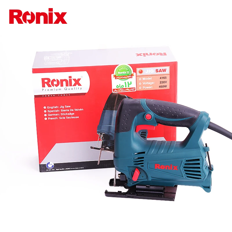 Ronix дизайн высокое качество 220 В 450 Вт 3 скорости портативный лобзик модель машины 4165