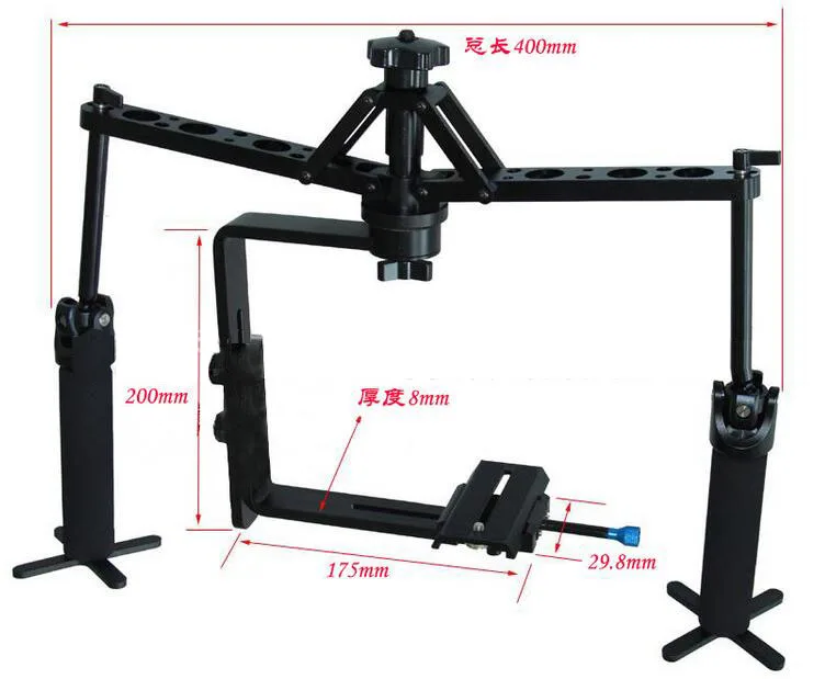 Ручной механический Стабилизатор камеры DSLR Rig 6D 5D Mark III 5DIV 5D4 7D D610 D810 | Электроника