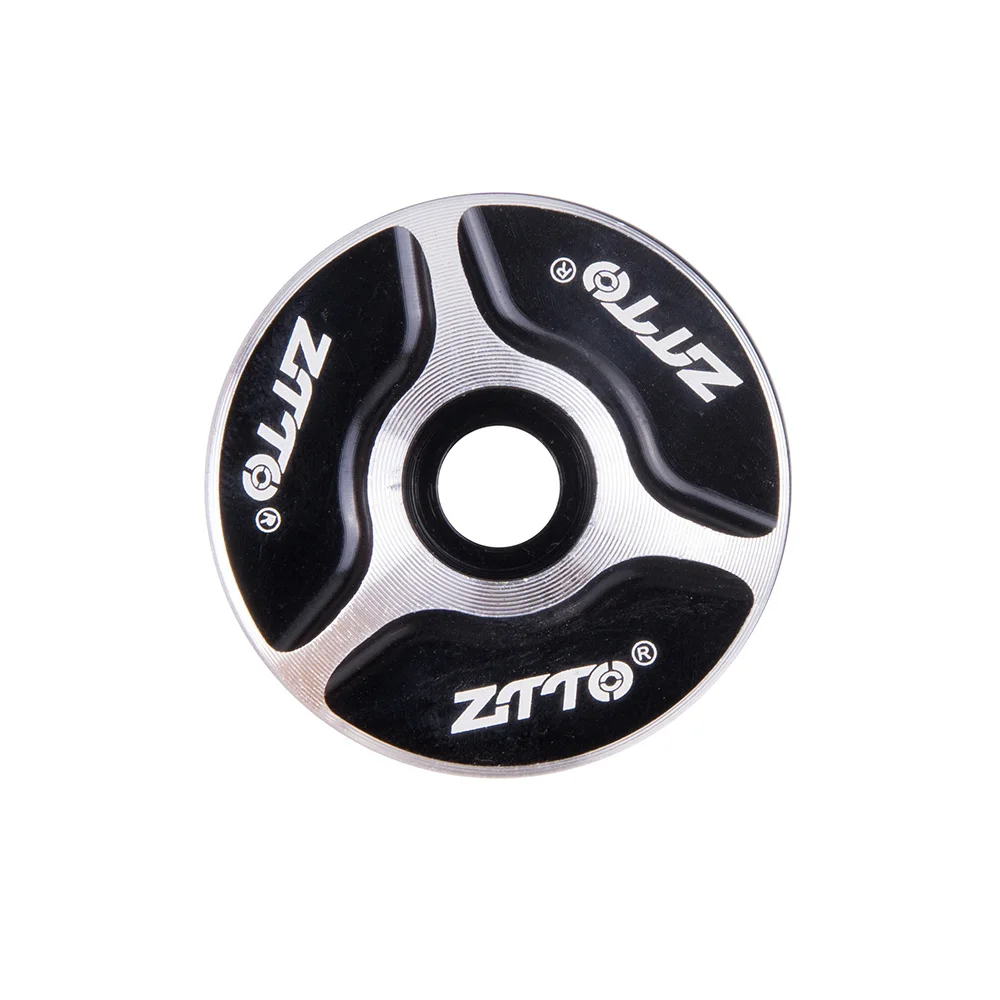 1pcs Black Велосипедная гарнитура MTB Стебель вилка верхняя крышка 1-1/" безрезьбовая гарнитура части горный велосипед дорожный Алюминиевый Чехол - Цвет: 1pcs Black